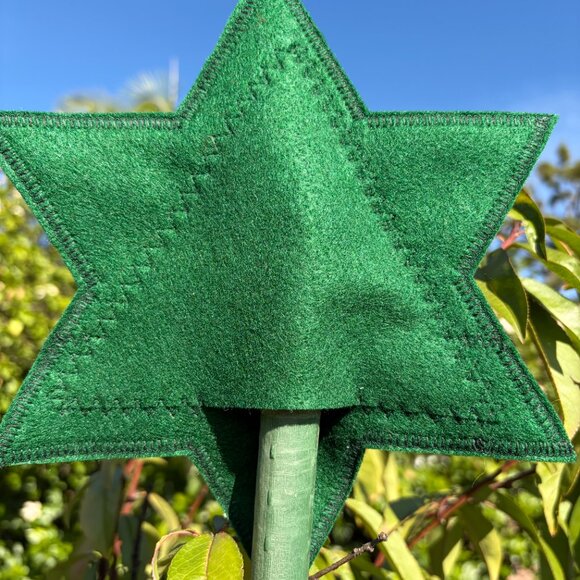 Star Tree Topper from re-purposed necktie - Picture 4 of 10